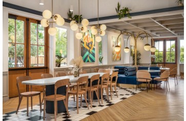 Cách Chọn Đèn Trang Trí Phù Hợp Cho Thiết Kế Quán Cafe Phong Cách Mid-Century Modern