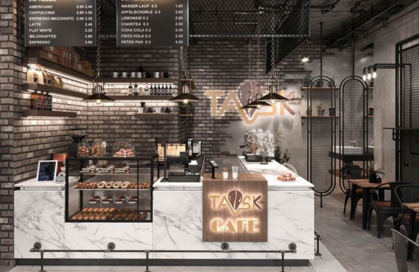 15+ mẫu thiết kế quán cafe phong cách Industrial được yêu thích