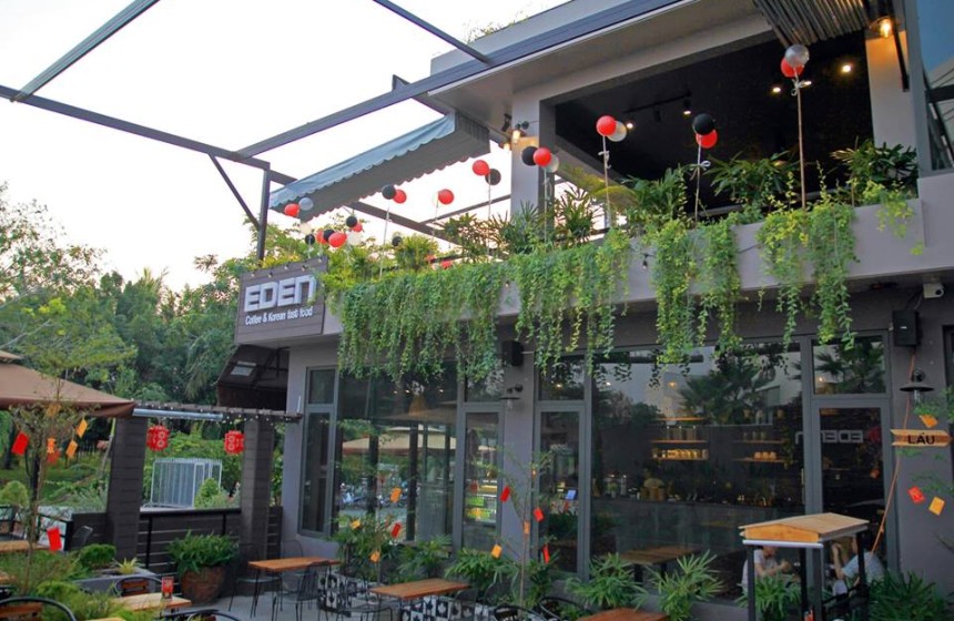 EDEN Coffee - Không gian cafe sân vườn tươi xanh