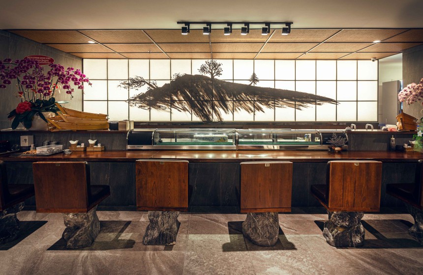 Thi công nội thất nhà hàng Nhật Bản Sushi World Signature | Phong Cách Mộc