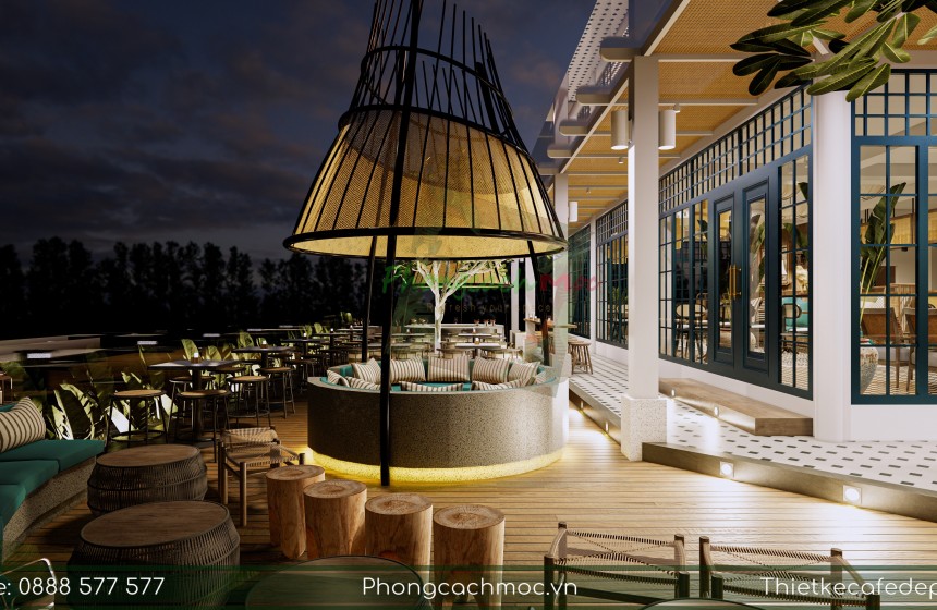 Thiết kế quán cafe De Lavie Coffee Lounge - Côn Đảo  | Phong Cách Mộc
