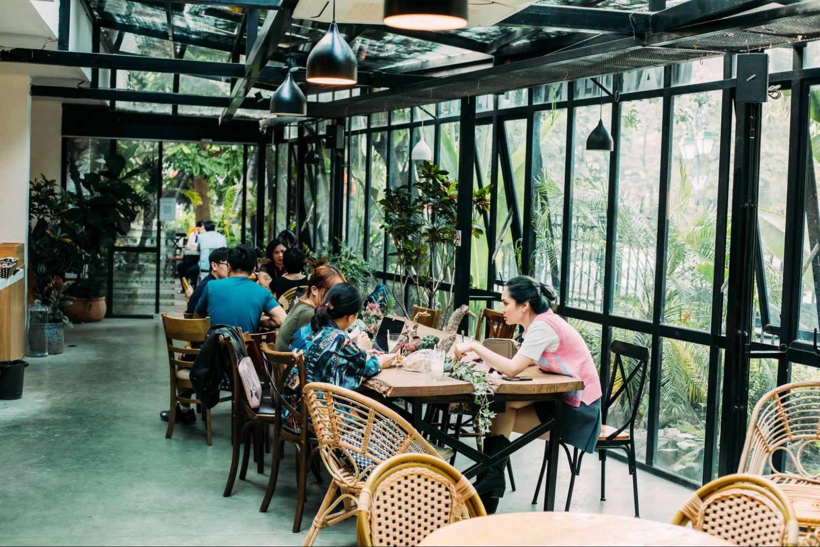 Thiết kế không gian mở cho quán cafe theo các phong cách khác nhau