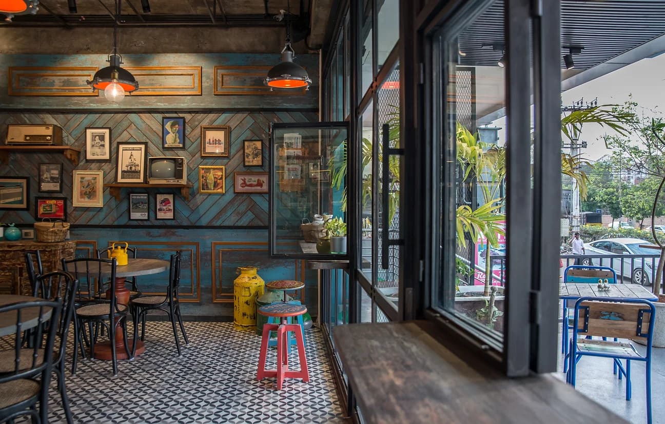 Thiết Kế Quán Cafe Phong Cách Retro