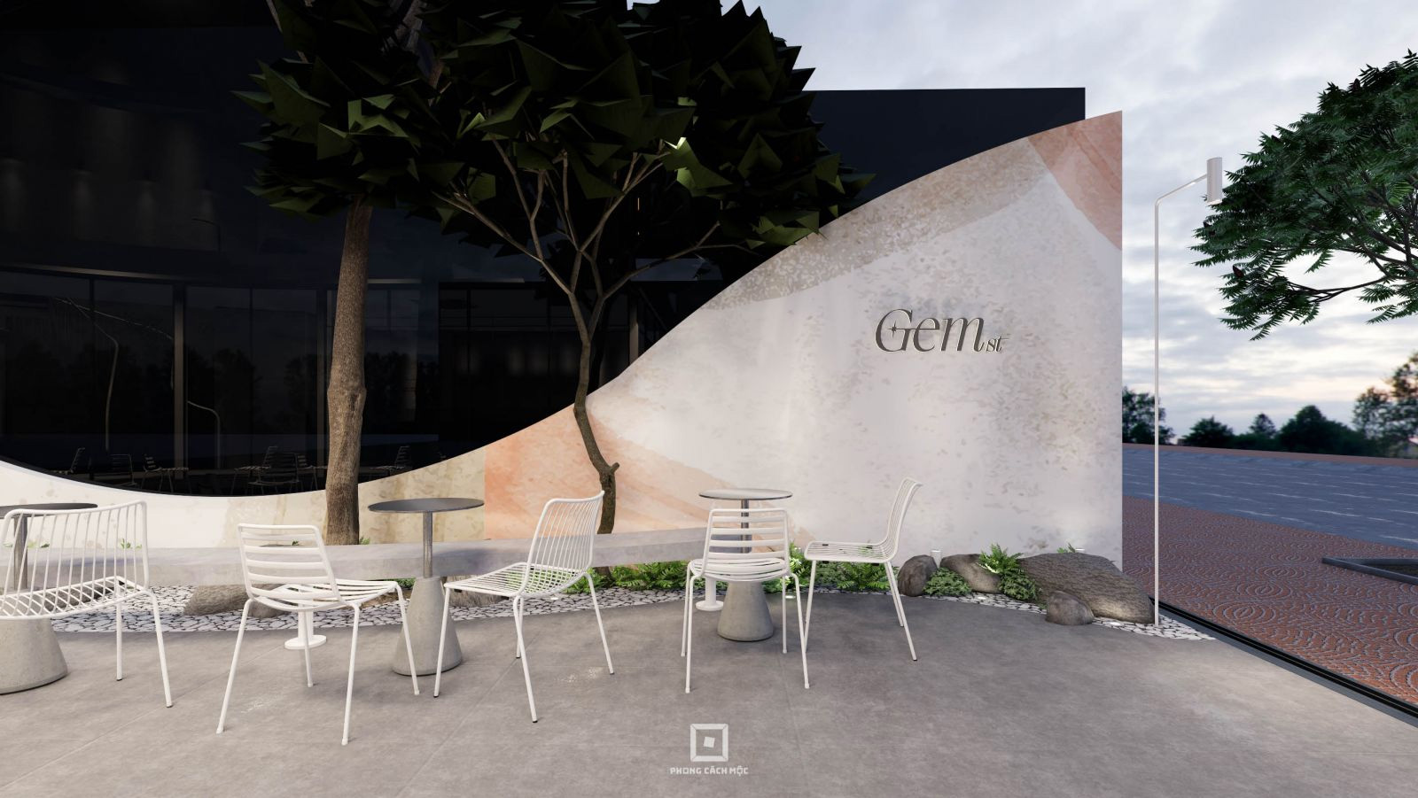 Gemst Coffee - Mẫu thiết kế quán cafe lấy cảm hứng từ nhà sàn Tây Nguyên 