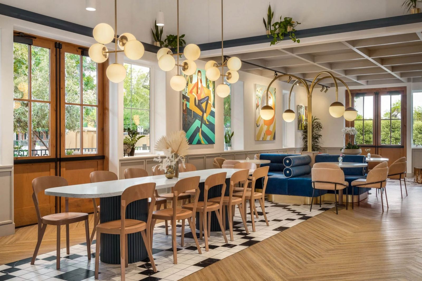 Đèn Trang Trí Cho Quán Cafe: Phong Cách Mid-Century Modern