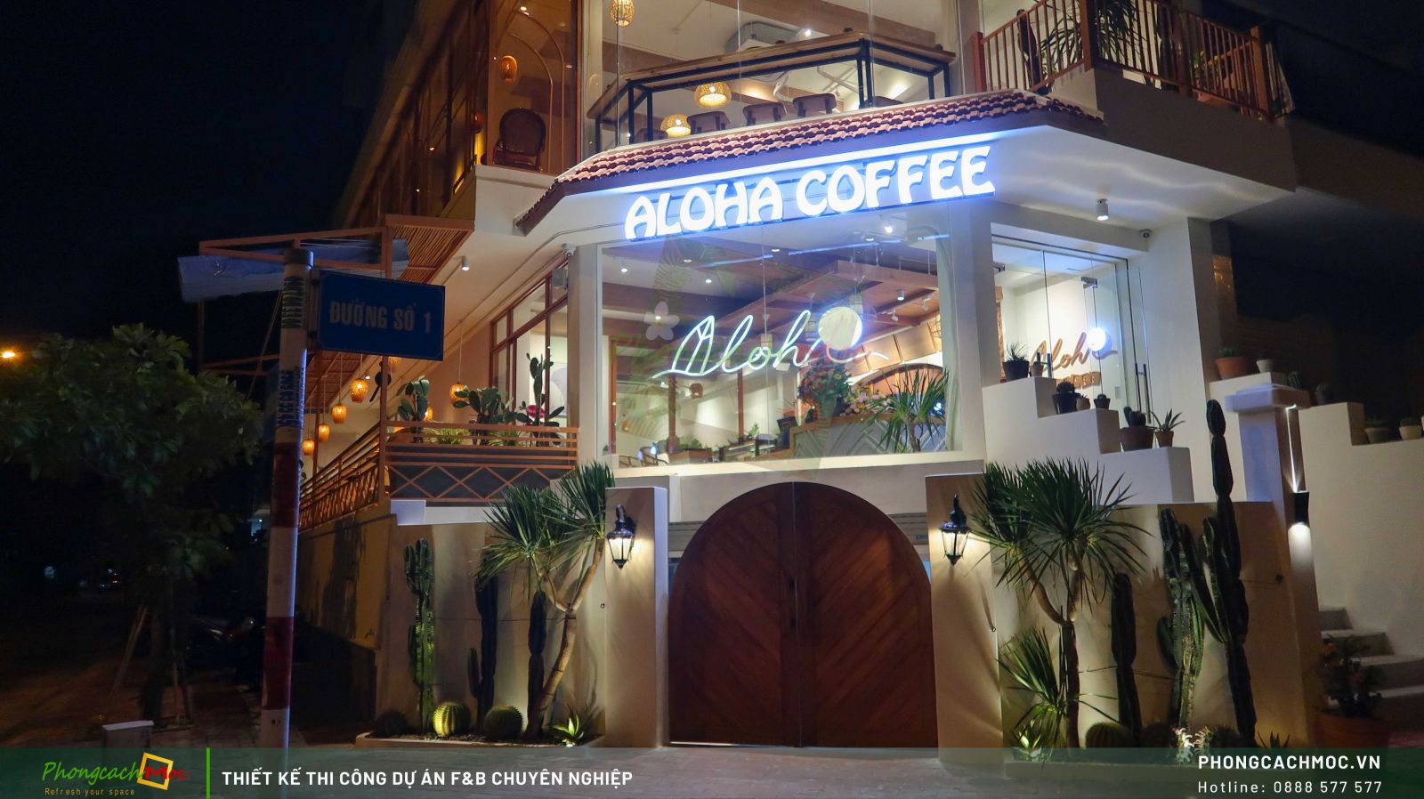 Aloha Coffee quận 7 - Hình ảnh hoàn thiện