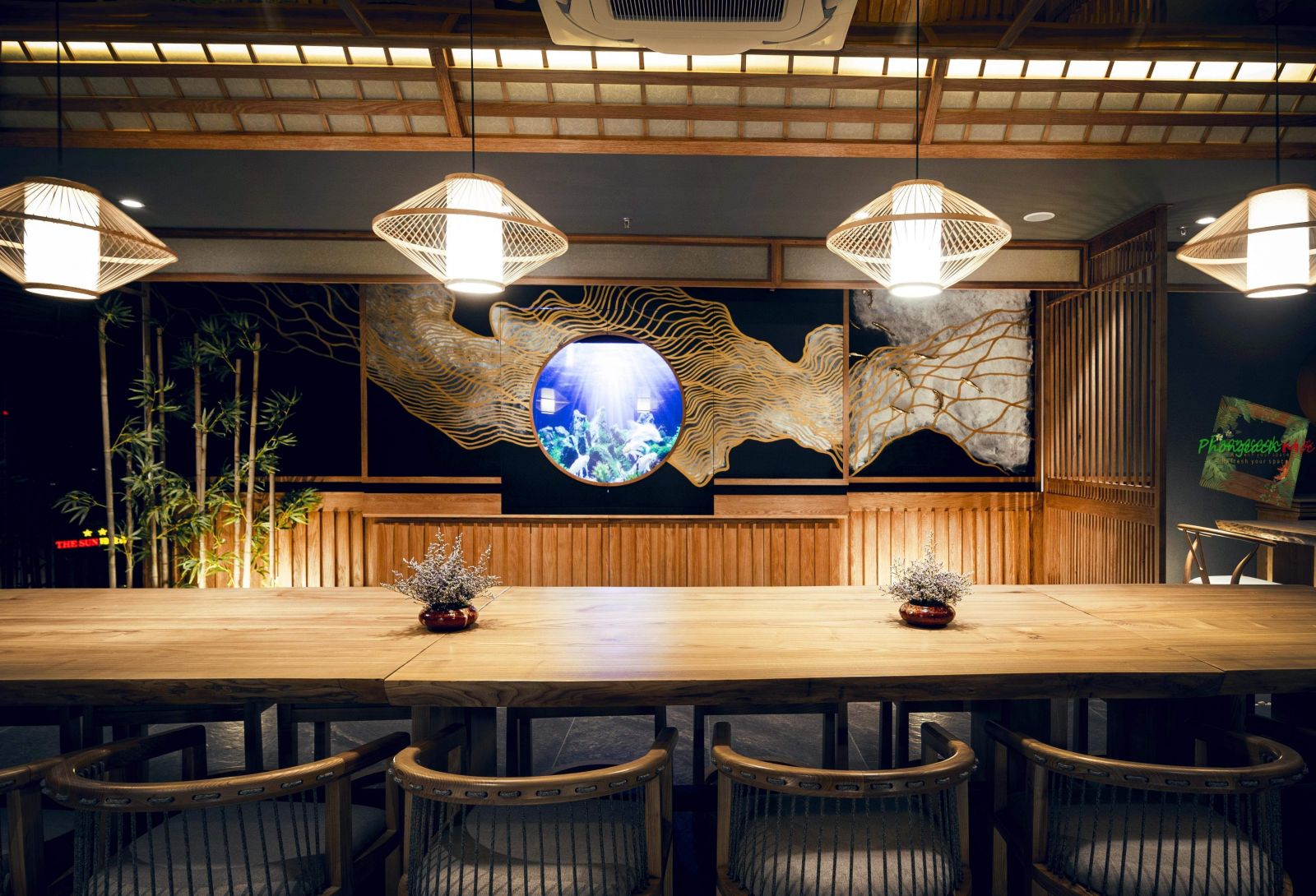 Nội thất phòng VIP nhà hàng Sushi World