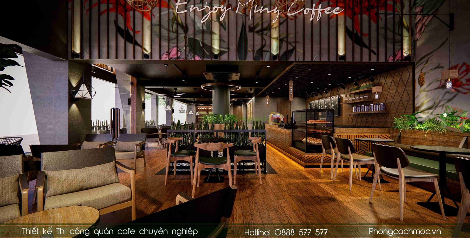Thiết kế quán cafe Ming Coffee