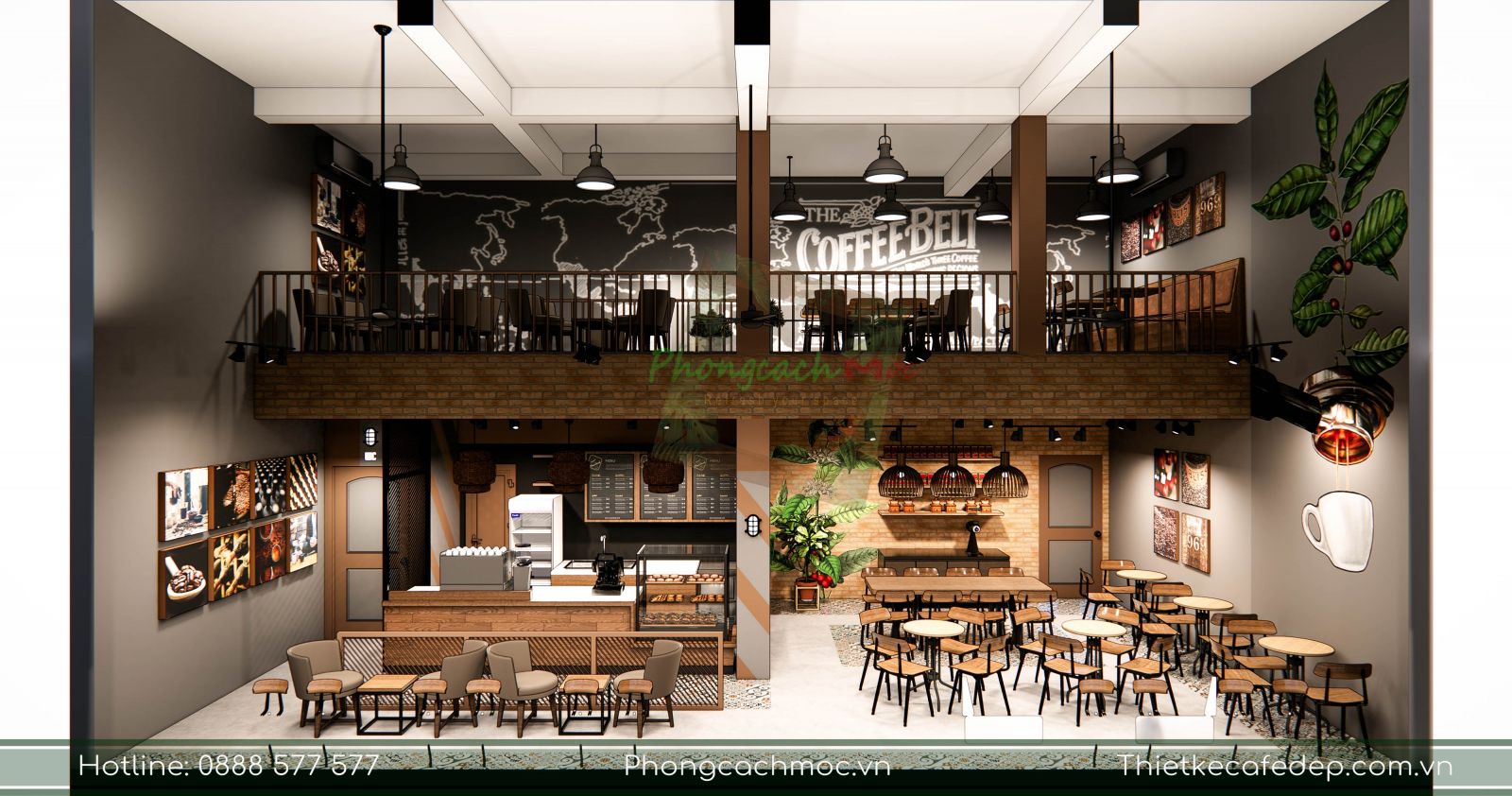 10 mẫu & ý tưởng thiết kế quán cafe nhỏ giá rẻ đẹp nhất 2019