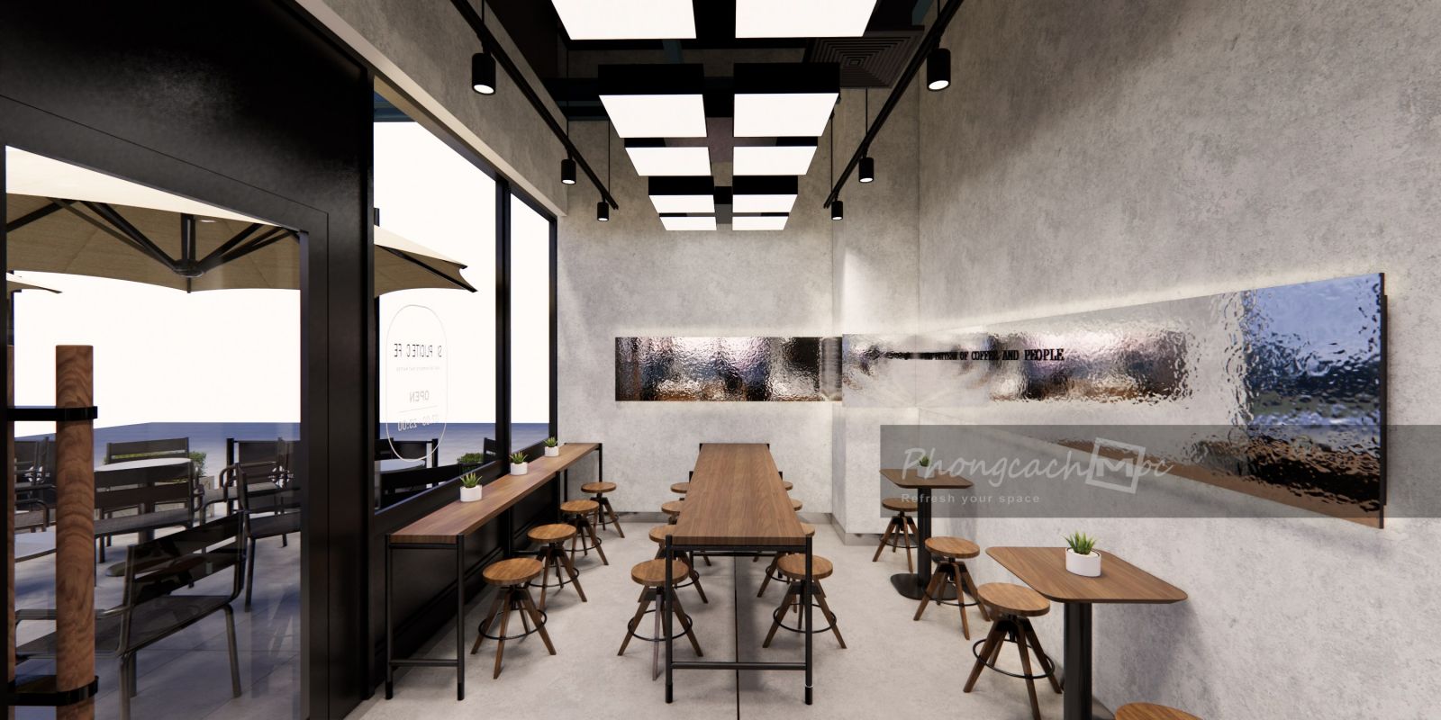 Thiết kế quán cafe Simplicite Cafe